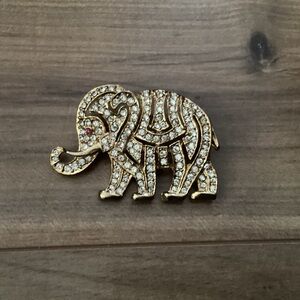 Elephant brooch